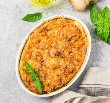 Gratin de courgettes au poulet Magimix.